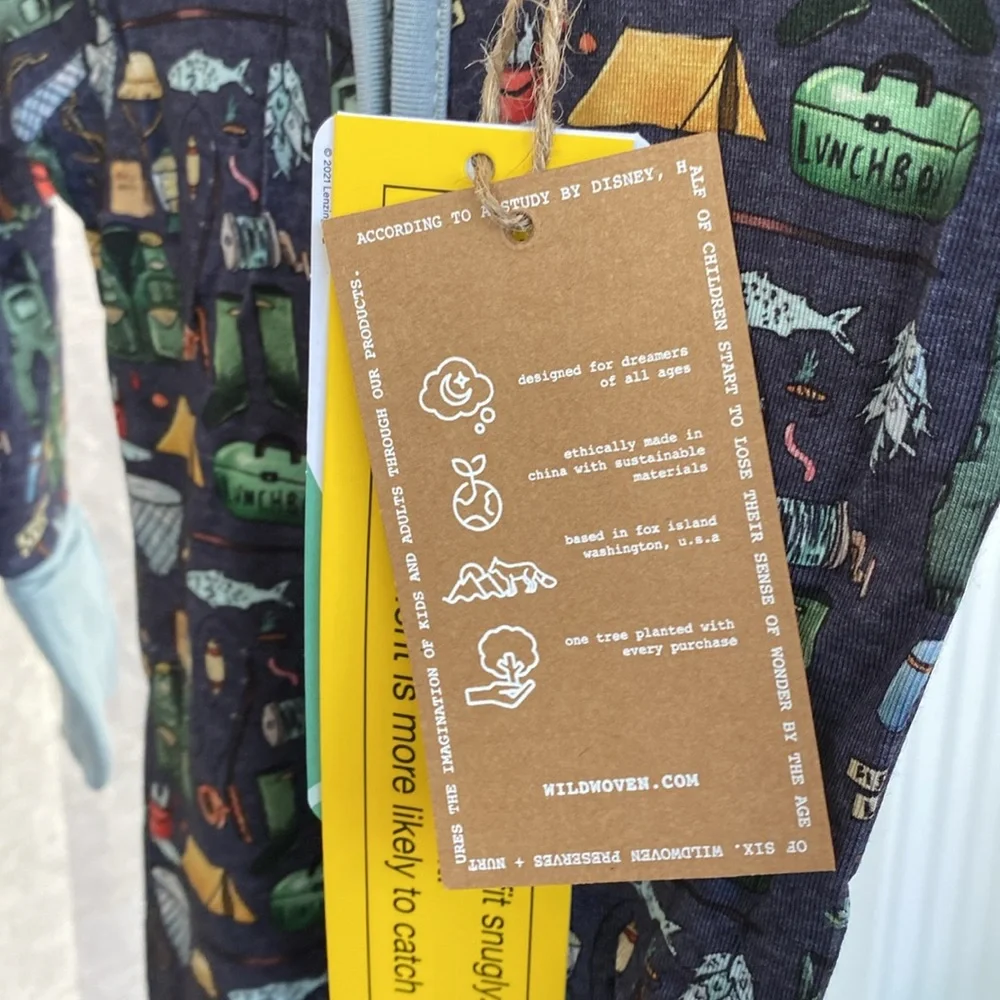 Wild Woven (formerly Kind Thing) Gone Fishing Zip Romper - Picture 3 of 11